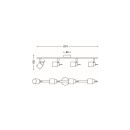 Philips 8719514465350 přisazené stropní bodové svítidlo Meranti 4x35W | GU10 - bílá