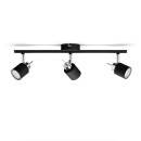 Philips 8719514465411 přisazené stropní bodové svítidlo Meranti 3x35W | GU10 - černá