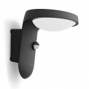 Philips 8719514476912 LED venkovní solární nástěnné svítidlo s pohybovým čidlem Tyla 1x1,2W | 255lm | 3000K | IP44 - antracit