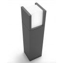 Philips 8719514490246 LED zahradní sloupek Arbour 1x3,8W | 800lm | 3000K | IP44 - černá