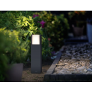 Philips 8719514490246 LED zahradní sloupek Arbour 1x3,8W | 800lm | 3000K | IP44 - černá