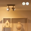 WiZ Colors 8719514554559 IMAGEO přisazené stropní bodové svítidlo 4xGU10 | 4x5W | 345lm | 2200-6500K | RGB -bílá