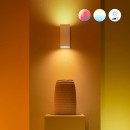 Wiz Colors 8719514554597 nástěnné svítidlo 2xGU10 | 2x5W | 345lm | 2200-6500K | RGB - bílá