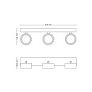 Philips 8720169174863 LED bodové svítidlo Bracia | 16,5W integrovaný LED zdroj | 1650 lm | 2700K