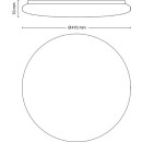 Philips 8720169196094 LED přisazené stropní svítidlo Izso | 40W integrovaný LED zdroj | 4300 lm | 2700-6500K