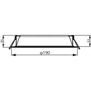 Philips 8720169231009 LED zápustné svítidlo Meson | 20W integrovaný LED zdroj | 2200/1500 lm | 6500K