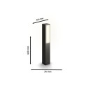 Philips 8720169257375 LED venkovní sloupek Stratosphere | 3,8W integrovaný LED zdroj | 800lm | 4000K