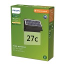 Philips 8720169265462 LED solární venkovní nástěnné svítidlo Enkara | 0,2W integrovaný LED zdroj | 17lm | 2700K