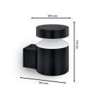 Philips 8720169266612 LED venkovní nástěnné svítidlo Laven | 6W integrovaný LED zdroj | 750lm | 4000K