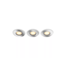 Philips HUE 8720169318014 LED zápustné svítidlo Adore | 3x4,2W GU10 | 2200-6500K