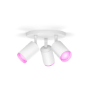 Philips HUE 8720169319516 LED bodové stropní svítidlo Fugato | 3x4,2W GU10 | 2000-6500K+RGBK