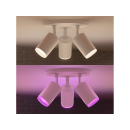 Philips HUE 8720169319516 LED bodové stropní svítidlo Fugato | 3x4,2W GU10 | 2000-6500K+RGBK