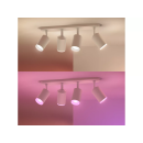 Philips HUE  8720169319578 LED bodové stropní svítidlo Fugato  | 4x4,2W GU10 | 2000-6500K+RGBK