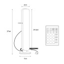 Zuma Line 003064-029594 LED stolní lampička TORP integrovaný LED zdroj
