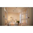 Philips 8721103037978 LED zápustné svítidlo Cilantro | 5W integrovaný LED zdroj | 500lm | 2700K | černá