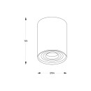 Zuma Line 89201-N bodové stropní svítidlo RONDOO | 50W GU10