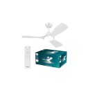 Philips 8721103096005 LED ventilátor s osvětlením Olas | 30W integrovaný LED zdroj | 2650lm | 3000-6500K | stmívač | dálkové ovládání | bílá