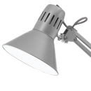 Eglo 90873 stolní svítidlo Firmo 1x40W | E27 - stříbrná