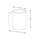 Zuma Line 91060-N bodové nástěnné svítidlo SOLA WL | 40W G9