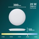 Philips 8721103069078 LED přisazené stropní svítidlo CL200  | 20W integrovaný LED zdroj | 2300lm | 4000K | bílá