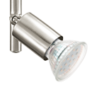 Eglo 92598 LED stropní bodové svítidlo Buzz 4x3W | GU10 | 960lm | 3000K - nikl