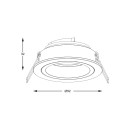 Zuma Line 92699-N zápustné svítidlo CHUCK | 50W GU10