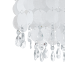 Eglo 93092 závěsné svítidlo Fedra 2 1x60W | E27 - chrom, křišťál