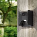 Eglo 93319 LED venkovní ​​nástěnné svítidlo Morin 2x2,5W | 380lm | 3000K | IP44 - antracit
