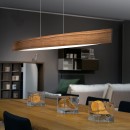 Eglo 93343 Fornes LED-závěsné svítidlo dřevěné