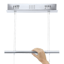 Eglo 93625 LED závěsné stropní svítidlo Cardito 1 1x24W | 2000lm | 2700-5000K - dotykové ovládání, stmívatelné, chrom