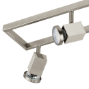 Eglo 93678 LED přisazené stropní bodové svítidlo Zeraco 4x5W | GU10 | 1600lm | 3000K - matný nikl