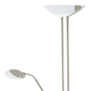 Eglo 93874 LED stojací svítidlo Baya 1x20W+2,5W+2,5W | 1950lm+240lm+250lm | 3000K - stmívatelné, matný nikl