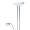Eglo 93875 LED stojací svítidlo Baya 1x20W+2,5W+2,5W | 1950lm+240lm+250lm | 3000K - stmívatelné, chrom