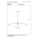 Lucide L104137072 závěsné stropní svítidlo YUNKAI  E27