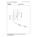 Lucide L102200172 nástěnné svítidlo TASMAN  E14