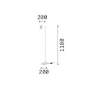 Ideal lux 352152 stolní lampička DODO  GX53 | s vypínačem | bronz