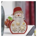 Emos DCWW24 LED vánoční dekorace - santa 0,3W | 5LED | 2xAAA | 2700K | IP20 - teplá bílá, časovač, barevné