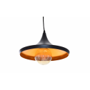 LEDKO 00341 závěsné stropní svítidlo 1x40W|E27 - černé