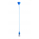 LEDKO 00378 kabel s objímkou 1x40W|E27 - modrý