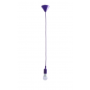 LEDKO 00383 kabel s objímkou 1x40W|E27 - modrý