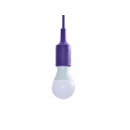 LEDKO 00383 kabel s objímkou 1x40W|E27 - modrý