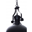 LEDKO 00355 závěsné stropní svítidlo 1x40W|E27 - černé
