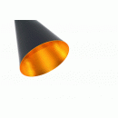 Závěsné stropní svítidlo - lustr LEDKO 1x40W E27 - černá