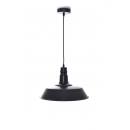 LEDKO 00348 závěsné stropní svítidlo 1x40W|E27 - černé