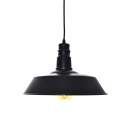 LEDKO 00348 závěsné stropní svítidlo 1x40W|E27 - černé