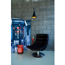 Závěsné stropní svítidlo - lustr LEDKO 1x40W E27 - černá