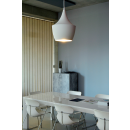 LEDKO 00344 závěsné stropní svítidlo 1x40W|E27 - bílé