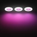 Philips Hue  8721103072900 LED sada zápustných svítidel Xamento  | 4W GU10 | 350lm | 2000-6500K | rgb - barevné | stmívač | bílá