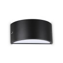 Ideal lux 118635 venkovní nástěnné svítidlo REX-2 E27 | černá