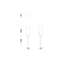 Philips 8720169386990 LED Edwina  | 5W integrovaný LED zdroj | 540lm | 2700K | černá